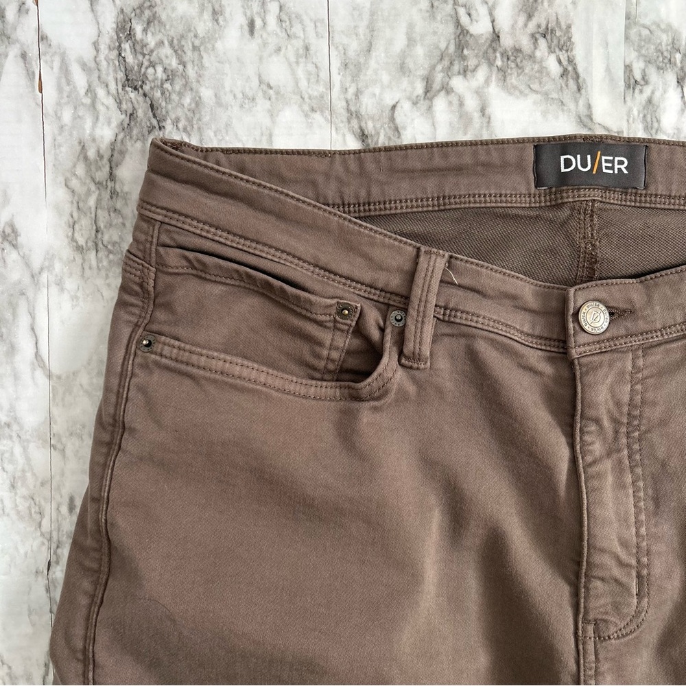 DU/ER DUER | men’s size 38 x 32 No Sweat Relaxed Fit Straight Leg pants - Picture 4 of 12